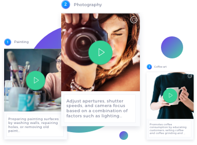 4. Upload additional videos to showcase your language and communication skills and photos to show your visual portfolio of professional work.
